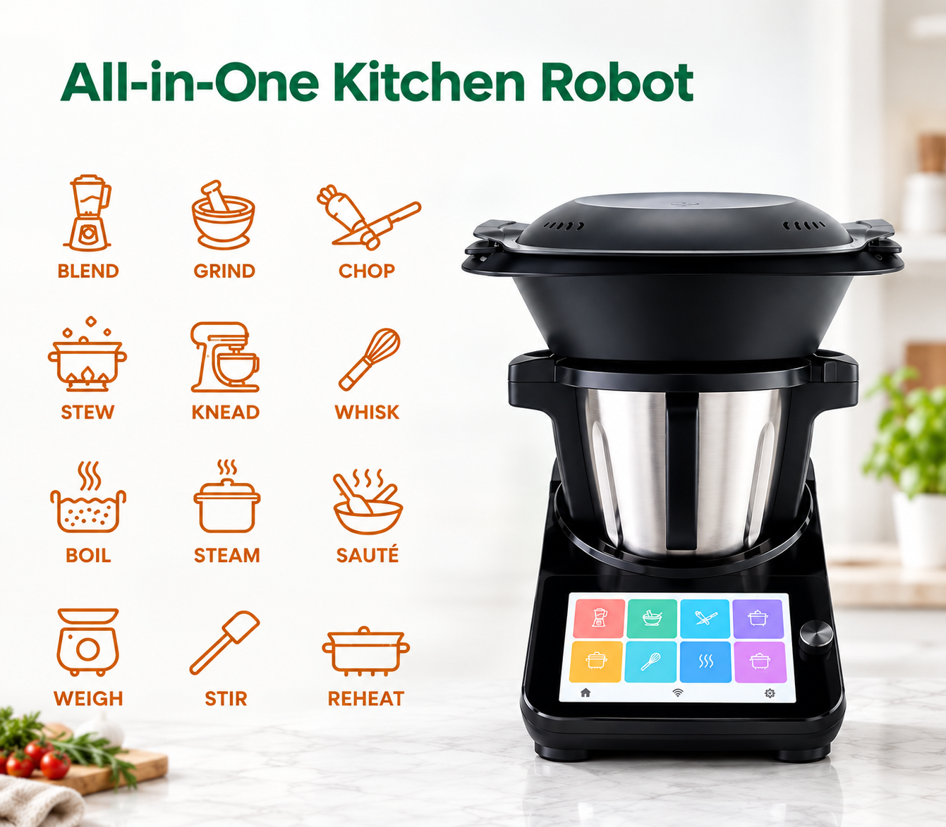 Wonderchef kitchen robot in the Neerwana kitchen